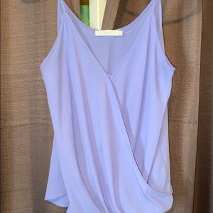 Semi sheer tank top